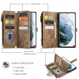CaseMe Samsung Galaxy S22 Etui C30 Series Brun