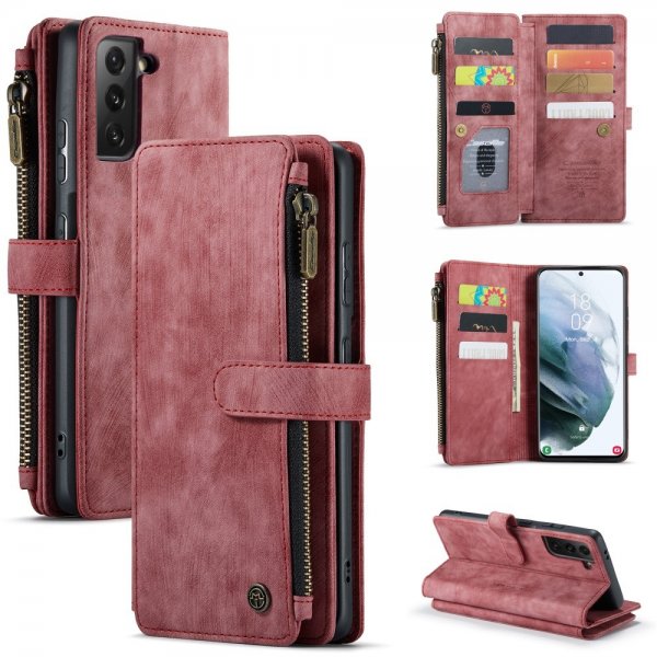 CaseMe Samsung Galaxy S22 Etui C30 Series Rød
