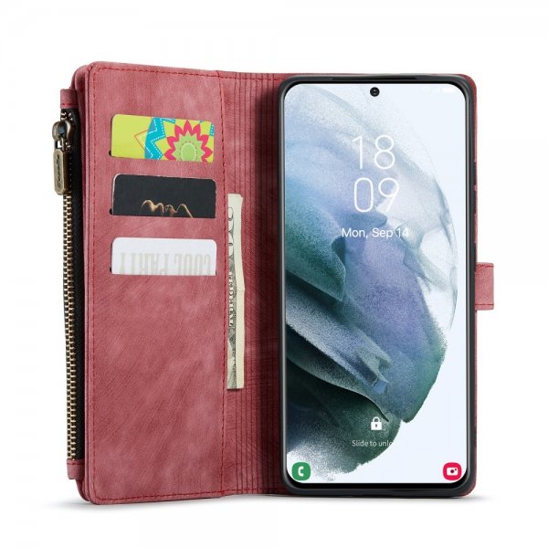 CaseMe Samsung Galaxy S22 Etui C30 Series Rød