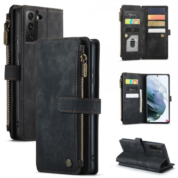 CaseMe Samsung Galaxy S22 Etui C30 Series Svart