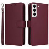 Betopnice Samsung Galaxy S22 Etui Avtagbart Deksel 005 Rød