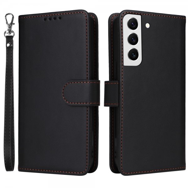 Betopnice Samsung Galaxy S22 Etui Avtagbart Deksel 005 Svart