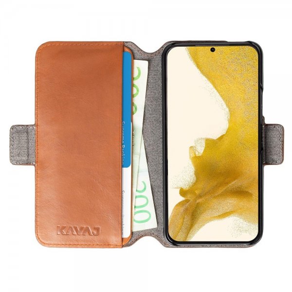 Kavaj Samsung Galaxy S22 Etui Phoenix Brun