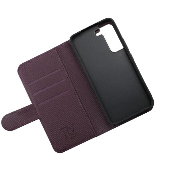 Rvelon Samsung Galaxy S22 Etui Detachable Wallet Case Lilla