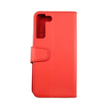 Rvelon Samsung Galaxy S22 Etui Utbrettbar Kortlomme Rød