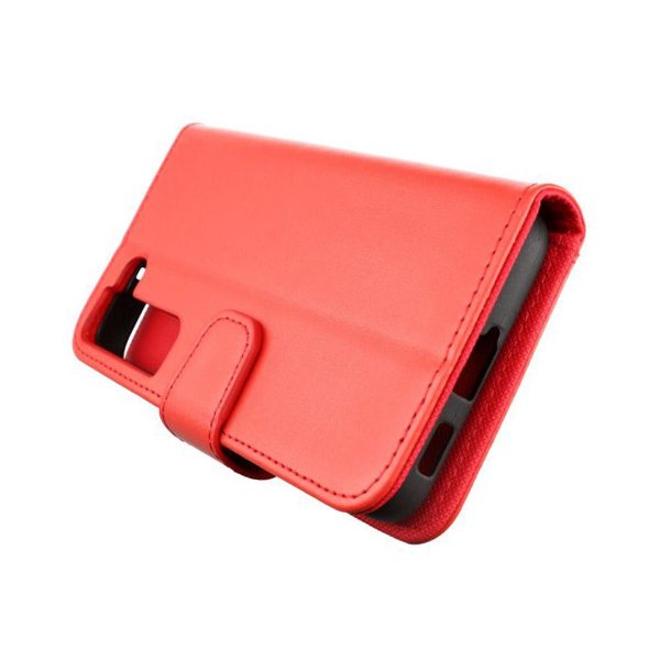Rvelon Samsung Galaxy S22 Etui Utbrettbar Kortlomme Rød