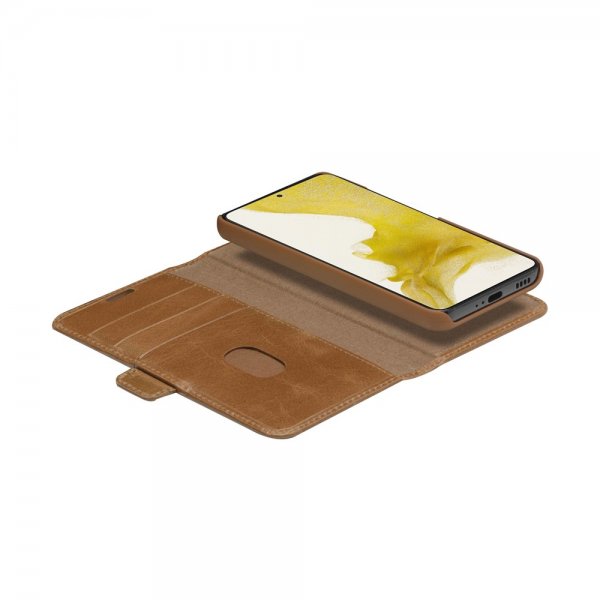 dbramante1928 Samsung Galaxy S22 Plus Etui Lynge Avtakbart Deksel Tan