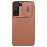 Nillkin Samsung Galaxy S22 Plus Etui Qin Series Brun
