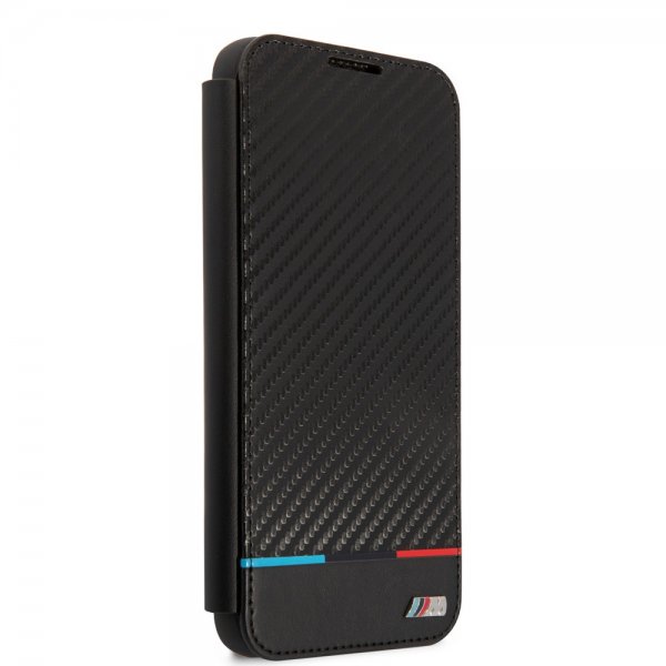 BMW Samsung Galaxy S22 Plus Etui Tricolor Stripe Carbon Svart