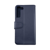 Rvelon Samsung Galaxy S22 Plus Etui Utbrettbar Kortlomme Blå