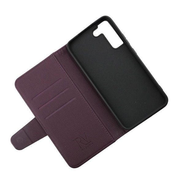 Rvelon Samsung Galaxy S22 Plus Etui Utbrettbar Kortlomme Lilla