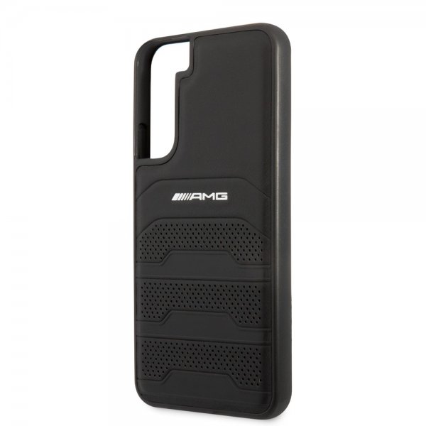 AMG Samsung Galaxy S22 Plus Deksel Debossed Lines Svart