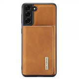 Dg.Ming Samsung Galaxy S22 Plus Deksel M1 Series Avtakbart Kortholder Brun