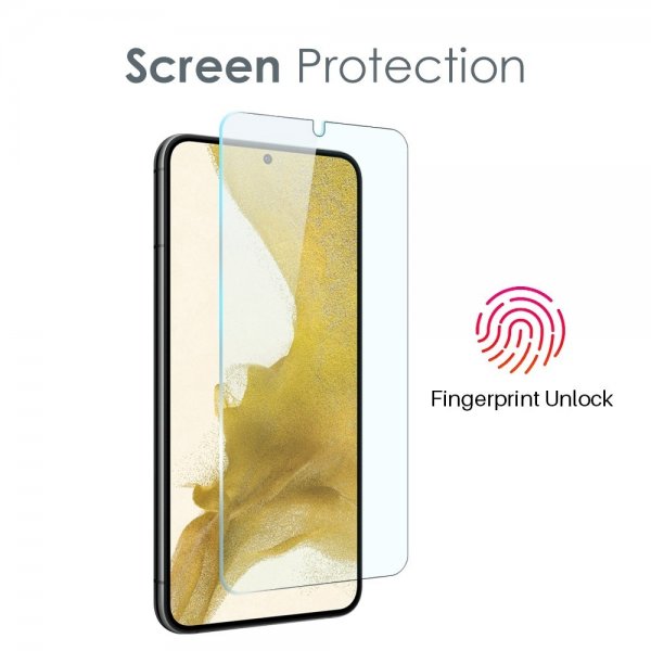 Northjo Samsung Galaxy S22 Plus Deksel med Skjermbeskytter og Kamerabeskytter 3-i-1