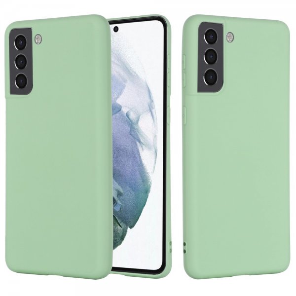 Samsung Galaxy S22 Plus Deksel med Stropp Silikon Grønn