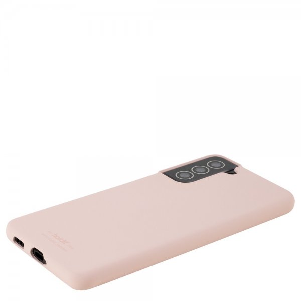 holdit Samsung Galaxy S22 Plus Deksel Silikon Blush Pink