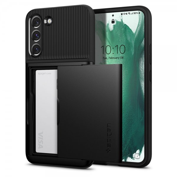 Spigen Samsung Galaxy S22 Plus Deksel Slim Armor CS Svart