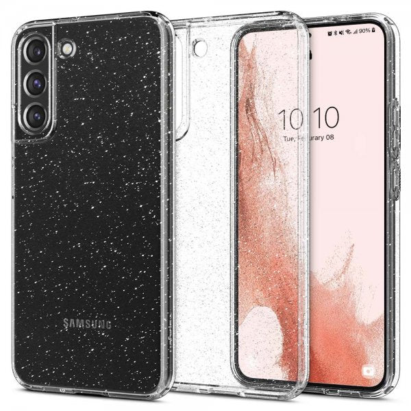 Spigen Samsung Galaxy S22 Deksel Liquid Crystal Glitter Crystal Quartz