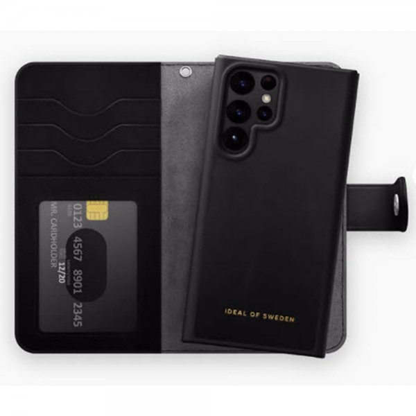 Ideal of Sweden Samsung Galaxy S22 Ultra Etui Magnet Wallet+ Svart