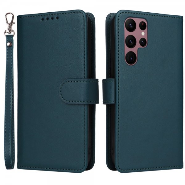 Betopnice Samsung Galaxy S22 Ultra Etui Avtagbart Deksel 005 Blå