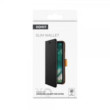 Xqisit Samsung Galaxy S22 Ultra Etui Slim Wallet Selection Svart
