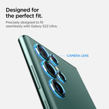 Spigen Samsung Galaxy S22 Ultra Kamerabeskytter GLAS.tR EZ Fit Optik Pro 2-pakning Grønn