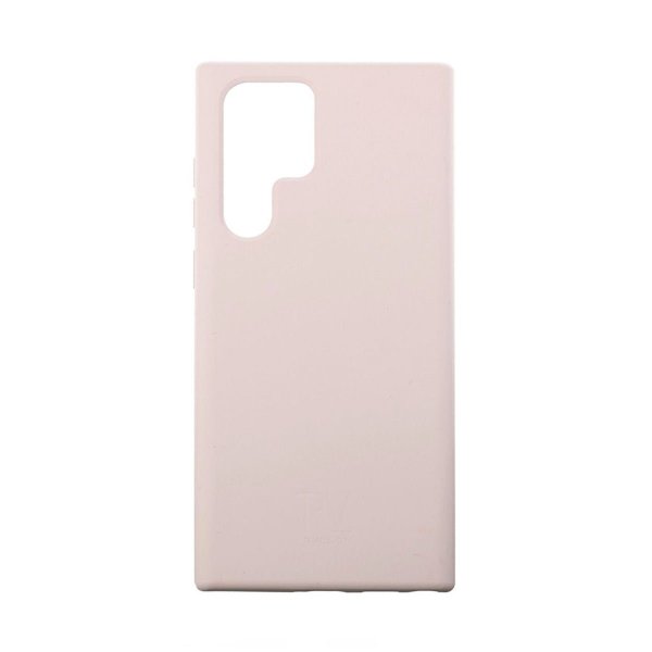 Rvelon Samsung Galaxy S22 Ultra Deksel Silikon Sandrosa