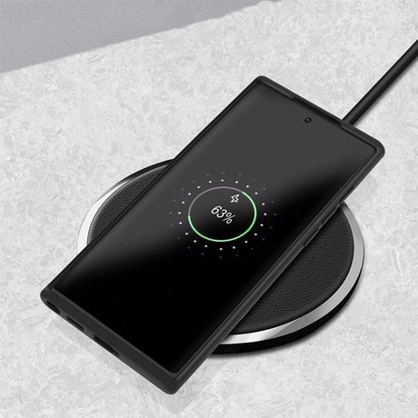 Rvelon Samsung Galaxy S22 Ultra Deksel Silikon Svart
