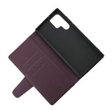 Rvelon Samsung Galaxy S22 Ultra Etui Utbrettbar Kortlomme Lilla