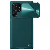 Nillkin Samsung Galaxy S22 Ultra Deksel CamShield Leather Grønn