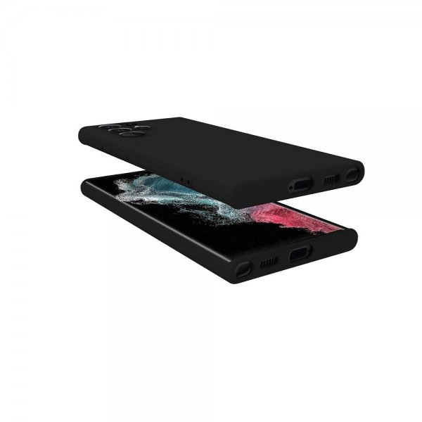 Celly Samsung Galaxy S22 Ultra Deksel CROMO Svart