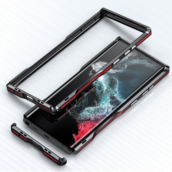 Samsung Galaxy S22 Ultra Deksel Metal Frame Sølv