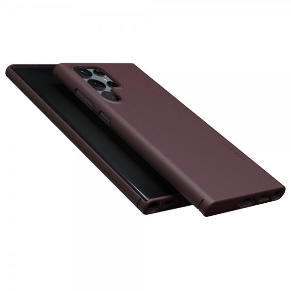 Nudient Samsung Galaxy S22 Ultra Deksel Thin Case V3 Sangria Red