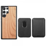 Samsung Galaxy S22 Ultra Deksel Tre Avtakbart Kortholder Cherry