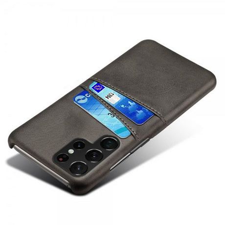 Samsung Galaxy S22 Ultra Deksel To Kortlommer Svart