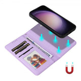 Betopnice Samsung Galaxy S23 FE Etui Avtagbart Deksel 005 Lilla