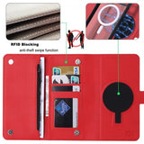 VILI Samsung Galaxy S23 FE Etui Avtagbart Deksel GHB Series MagSafe Rød