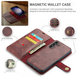 Dg.Ming Samsung Galaxy S23 FE Etui Avtagbart Deksel Rød