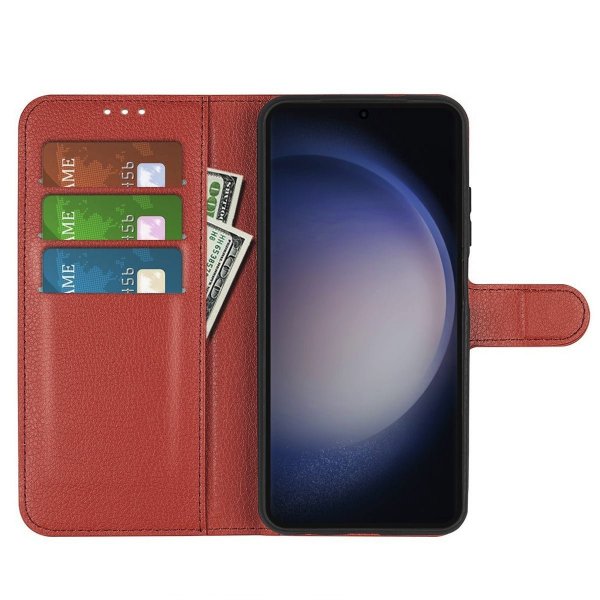 Samsung Galaxy S23 FE Etui med Stativ Brun