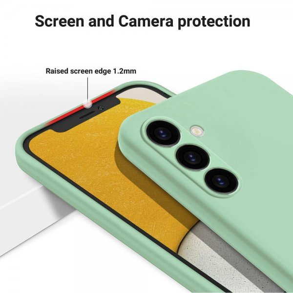 Samsung Galaxy S23 FE Deksel med Stropp Silikon Grønn