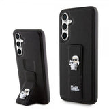 Karl Lagerfeld Samsung Galaxy S23 FE Deksel Saffiano Grip Stand Svart