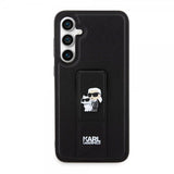 Karl Lagerfeld Samsung Galaxy S23 FE Deksel Saffiano Grip Stand Svart
