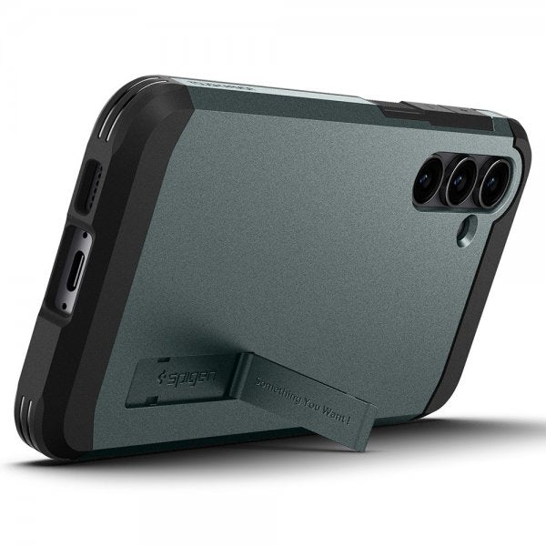 Spigen Samsung Galaxy S23 FE Deksel Tough Armor Abyss Green