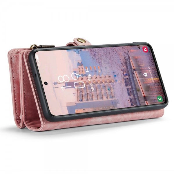 CaseMe Samsung Galaxy S23 Etui 008 Series Avtakbart Deksel Rosa