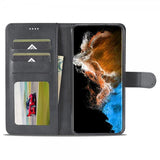 Lc.Imeeke Samsung Galaxy S23 Etui med Kortlomme stativfunksjon Svart