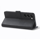 Lc.Imeeke Samsung Galaxy S23 Etui med Kortlomme stativfunksjon Svart