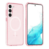 Samsung Galaxy S23 Deksel Glitter MagSafe Rosa