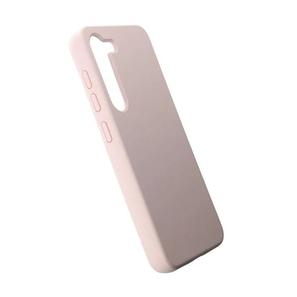 Rvelon Samsung Galaxy S23 Deksel Silikon Sandrosa