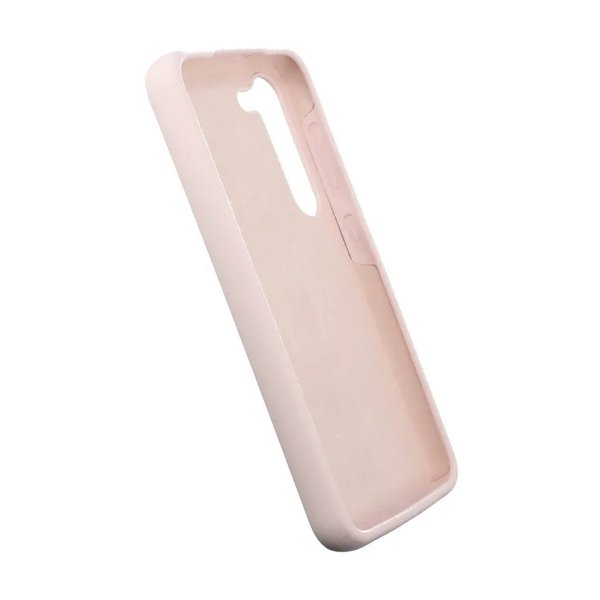 Rvelon Samsung Galaxy S23 Deksel Silikon Sandrosa