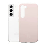 Rvelon Samsung Galaxy S23 Deksel Silikon Sandrosa